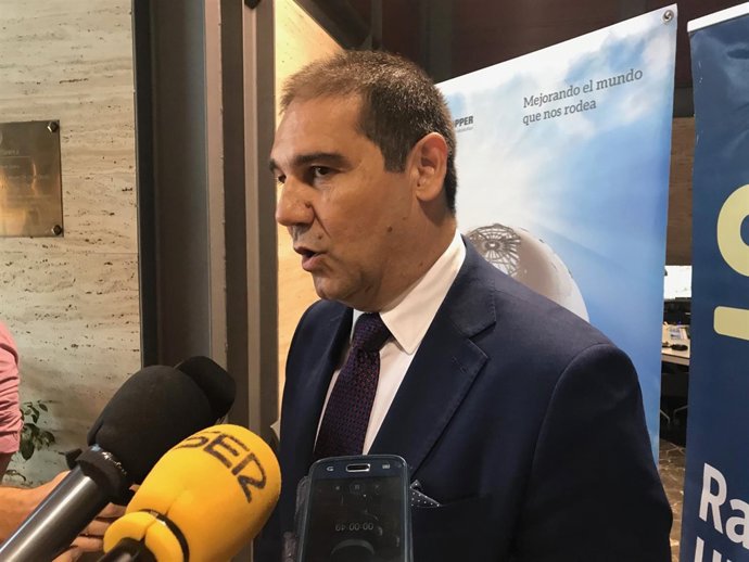 El presidente del puerto de Huelva, José Luis Ramos. 