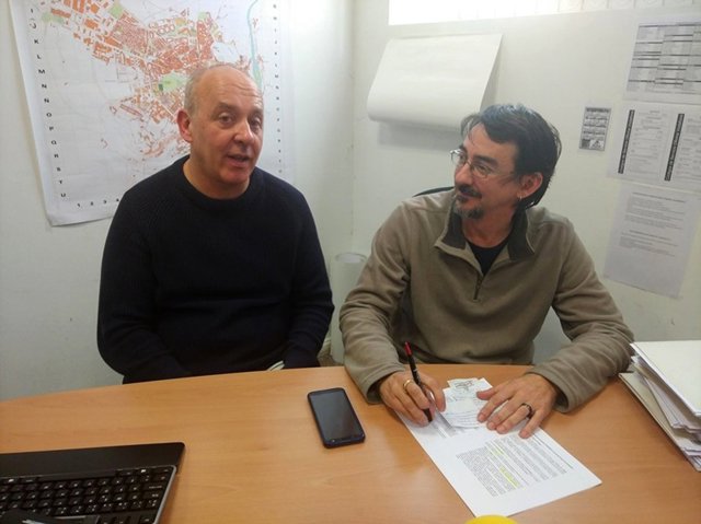 Enrique García (izda) y Luis Alberto Romero