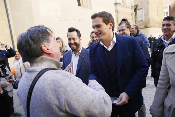 En Córdoba, paseo electoral del presidente de Cs, Albert Rivera. Desde calle Gon