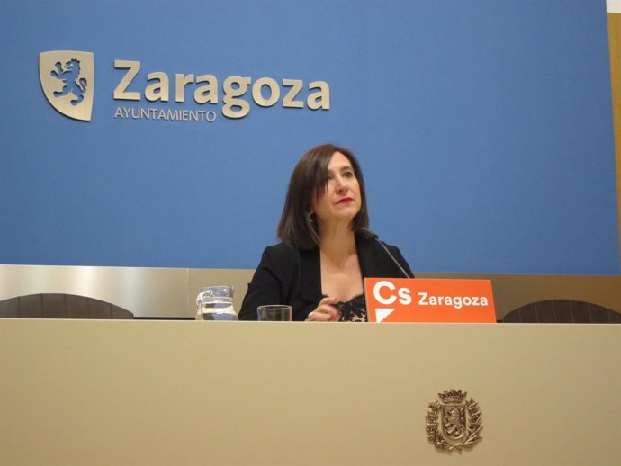 Sara Fernández este jueves en el Ayuntamiento.