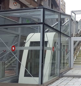 Ascensores municipales de barrio en Bilbao.