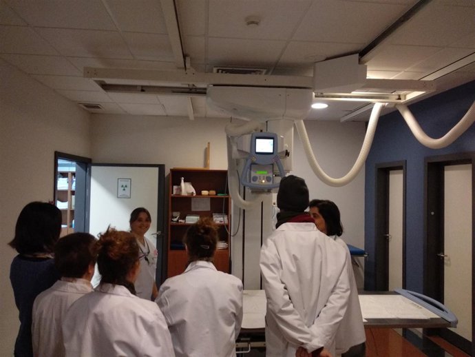 Personas con discapacidad intelectual visitan el Hospital Valle del Guadiato