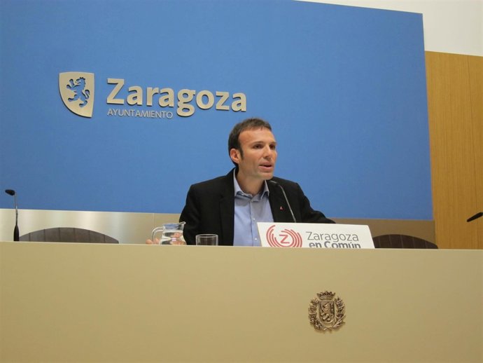 Pablo Muñoz (ZEC) este jueves en el Ayuntamiento.