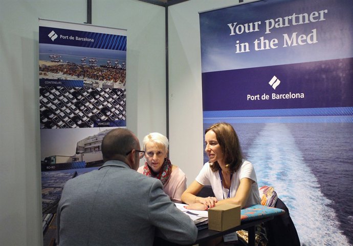 Nathalie Thomas i Claire Pérez (Port de Barcelona)