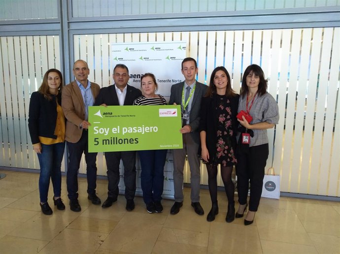 Llegada del pasajero 5 millones