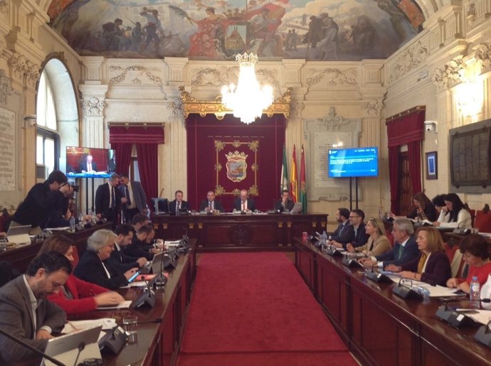Pleno del Ayuntamiento de Málaga de Noviembre