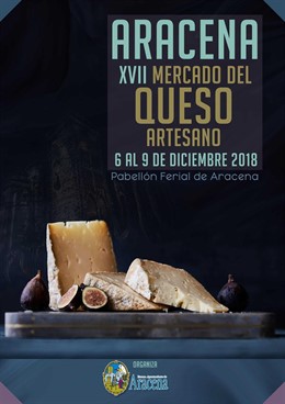 Cartel del Mercado del Queso Artesano de Aracena. 