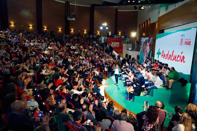 Acto de campaña del PSOE-A