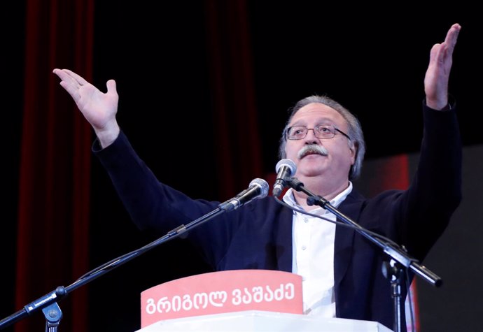El candidato opositor a la Presidencia de Georgia, Grigol Vashadze