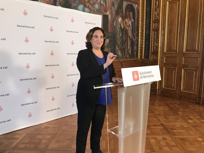 La alcaldesa de Barcelona, Ada Colau
