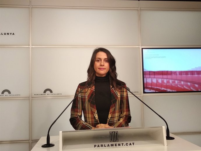 La líder de Cs a Catalunya,  Inés Arrimadas