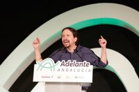 Pablo Iglesias avisa de que "no se puede construir España sin Andalucía" y que será "llave" para sacar los PGE