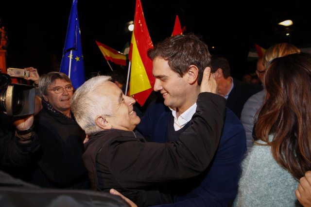 Albert Rivera, en un acto de campaña en Granada