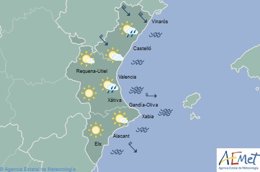 Predicción de este viernes