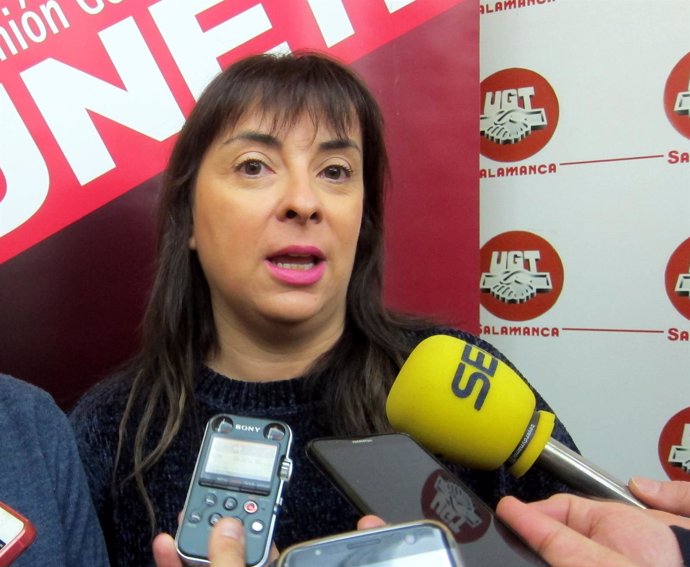 Cristina Antoñanzas en Salamanca.