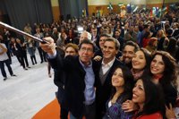 Marín (Cs) recorre unos 6.000 kilómetros y cuenta con el respaldo de Rivera y Arrimadas en casi una veintena de actos