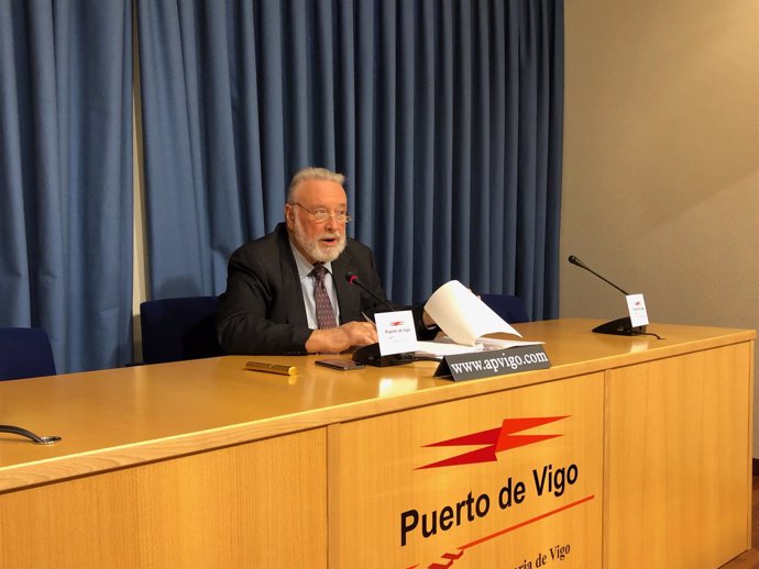 Enrique López Veiga este viernes en Vigo.