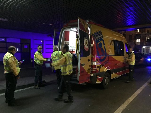 Traslado al hospital de la Paz