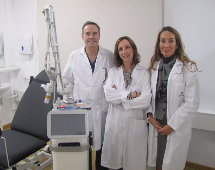 María Calvo, Elisa Pinto y Manuel Chamorro, Ruber Juan Bravo