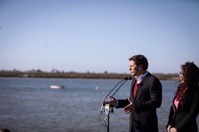 Albert Rivera, en un acto de campaña en Andalucía este viernes