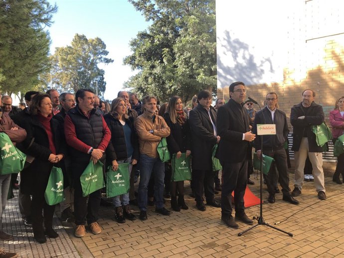 Mario Jiménez, en un acto en La Orden.