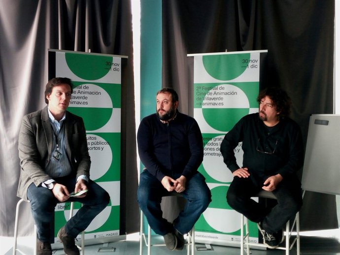 Presentación del festival de cine ANIMAV en Villaverde