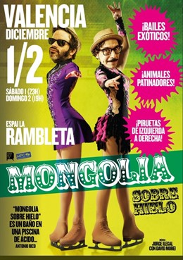 Cartel de 'Mongolia sobre hielo'