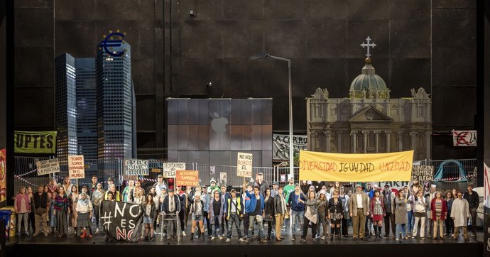 Ensayo general de La Flauta Magica de Mozart. Palau de Les Arts de Valencia. ar