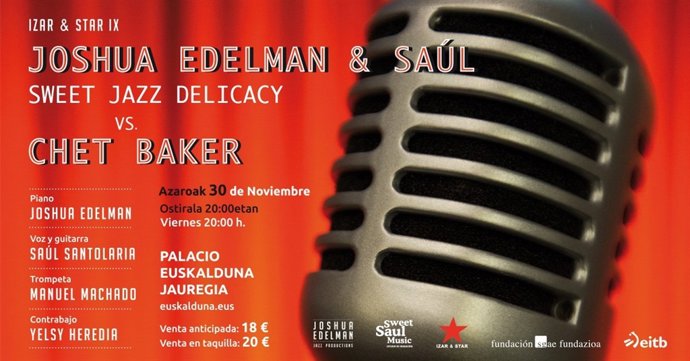 Concierto homenaje a Chet Baker en el Euskalduna.