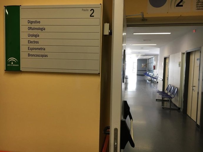 Pasillo del Hospital Valle de los Pedroches