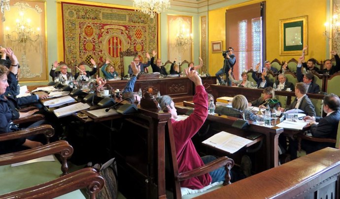Ple de l'Ajuntament de Lleida