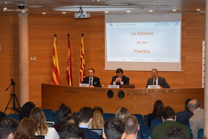 Josep Maria Cruset (Puerto de Tarragona) y Manel Albiac (Icat)