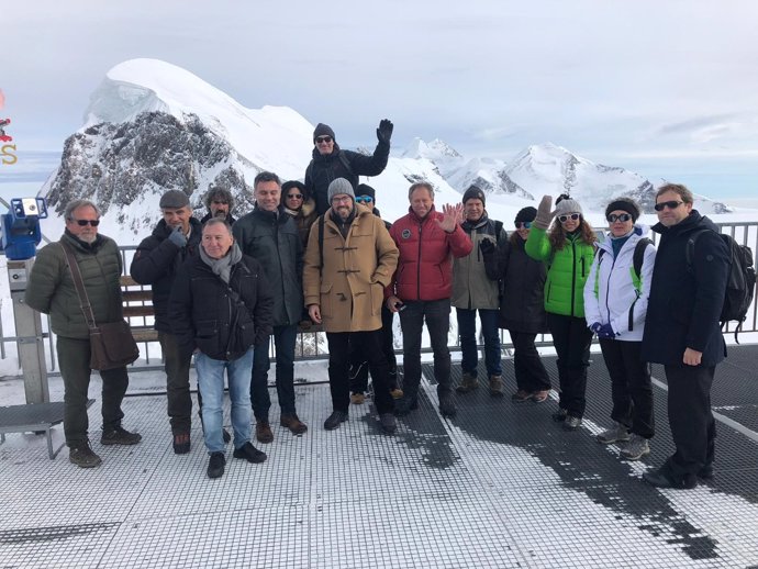 Una delegación de la ACM visita el monte Cervino en Suiza