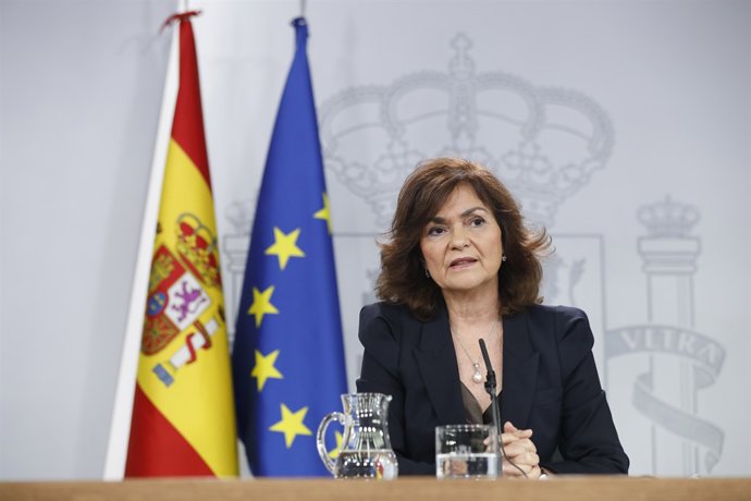 Roda de premsa posterior al Consell de Ministres