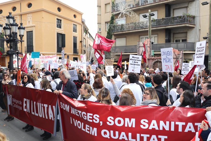 Huelga de médicos de la concertada de Catalunya