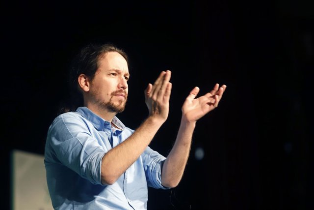 El secretario general de Podemos, Pablo Iglesias