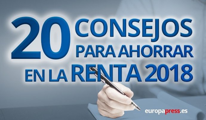 Portadilla 20 consejos para ahorrar en la Renta 2018