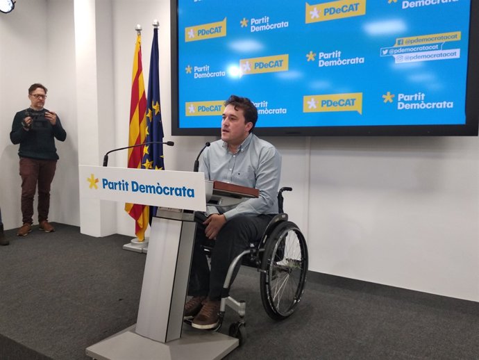 El president del PDeCAT, David Bonvehí