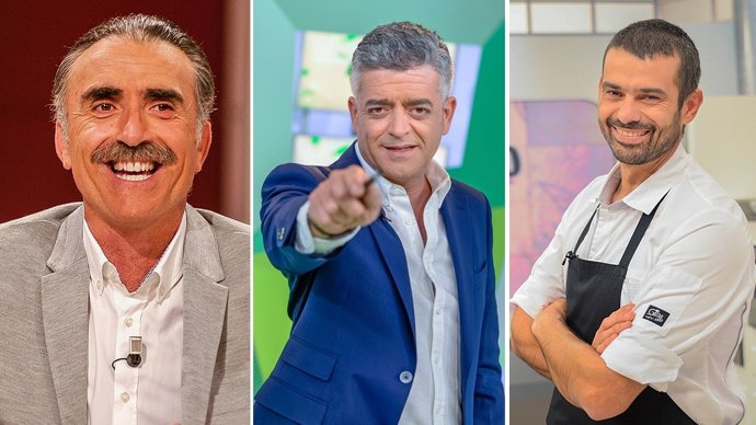 Juan y Medio, Modesto Barragán y Enrique Sánchez, presentadores de Canal Sur