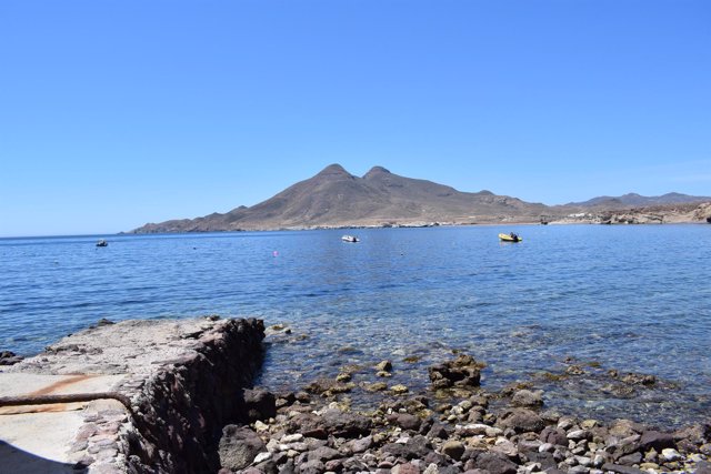 Vista desde la Isleta del Moro, en Níjar 