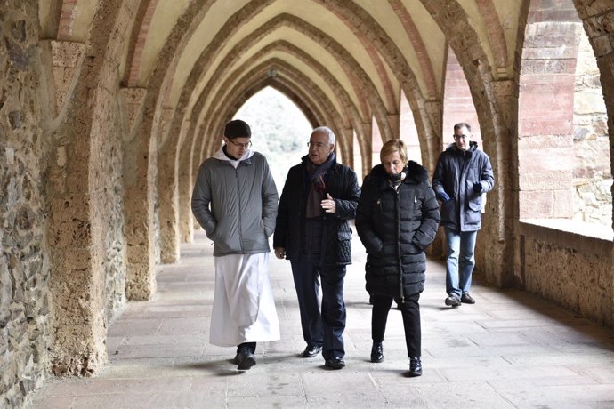 Ceniceros visita el Monasterio Valvanera