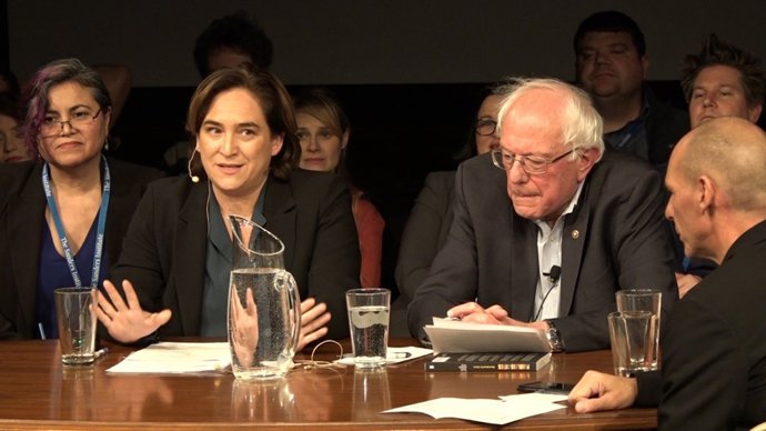 Ada Colau i Bernie Sanders