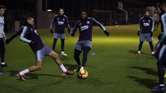 Entrenamiento FC Barcelona