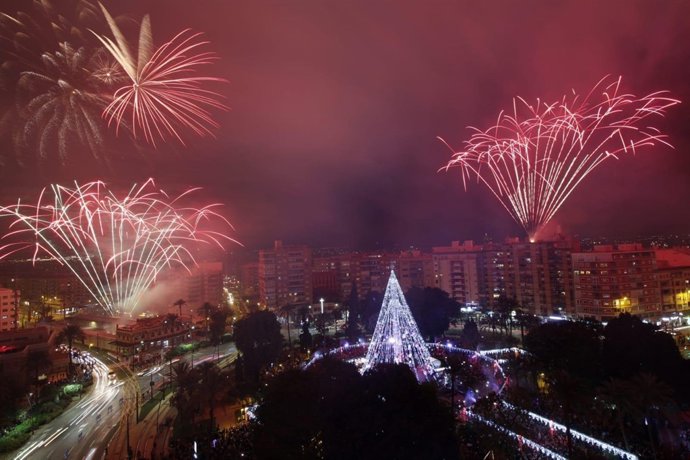 Unas 30.000 personas presencian el espectacular encendido del Gran Árbol