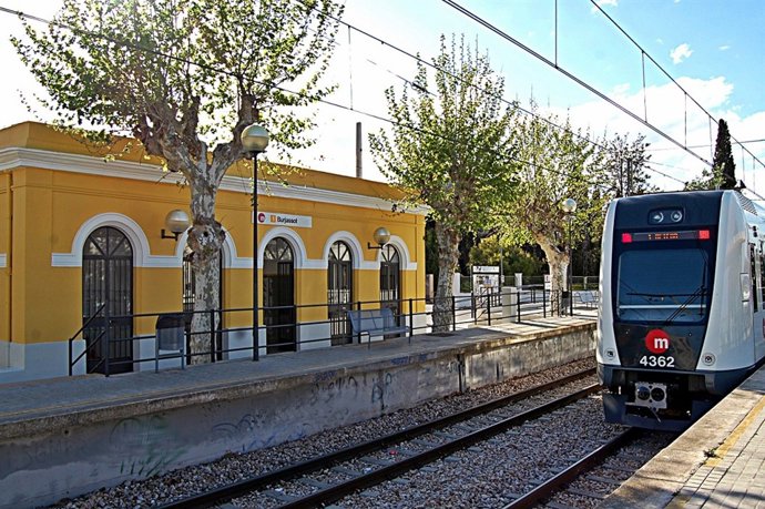Estación de Metrovalencia en Burjassot