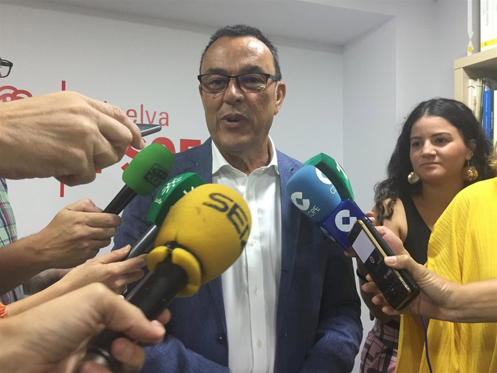 El secretario general del PSOE de Huelva, Ignacio Caraballo.