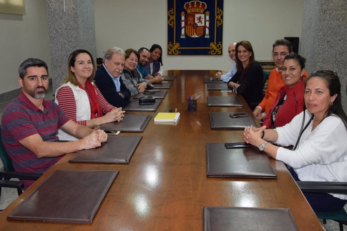 Visita de una delegación de Costa Rica para conocer el CETI de Melilla