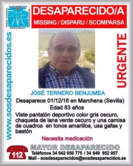 Anciano desaparecido en Marchena