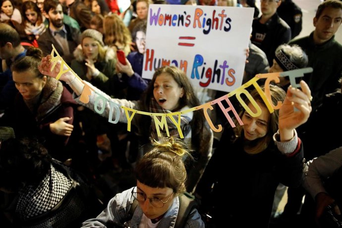 Manifestación de mujeres en Tel Aviv