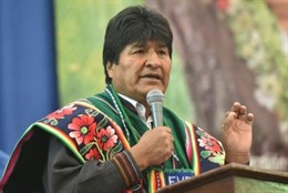 El presidente de Bolivia, Evo Morales